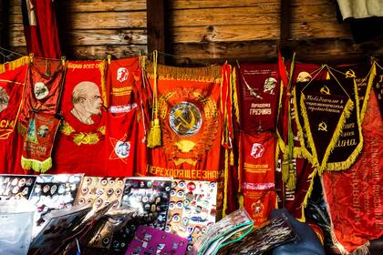 Parafernalia soviética en Izmailovo