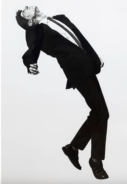 Parece Bony pero no lo es: es quince años anterior, y es obra del fotógrafo norteamericano Robert Longo