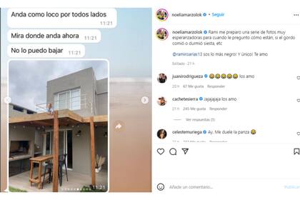 Parece que la hora de la siesta no resulto tal cual se esperaba (Foto: Instagram @noeliamarzolok)