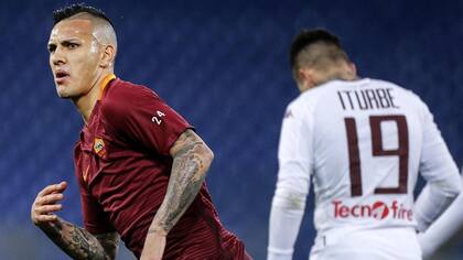 Paredes marcó un gol para Roma, que goleó a Torino de local