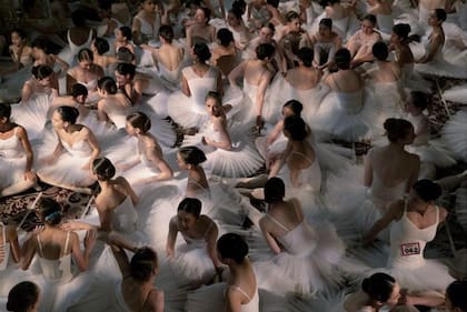 Unas 350 bailarinas actuaron en conjunto en Nueva York para obtener un récord Guinness.