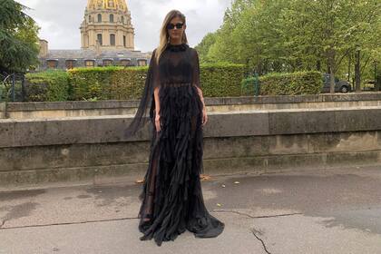 Street Style en París durante la semana de la moda