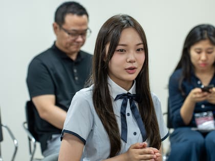 Park Boeun, alumno de Hanlim Arts School y miembro de la banda CLASS:y