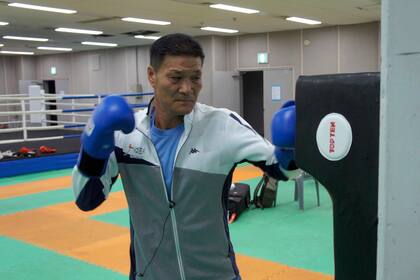 Park Hi-sun hoy, como conductor del equipo de boxeo de Corea del Sur para los Juegos
