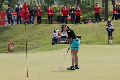 Park Hyun-kyung de Corea del Sur ganó el Campeonato KLPGA en el Lakewood Country Club en Yangju, Corea del Sur.