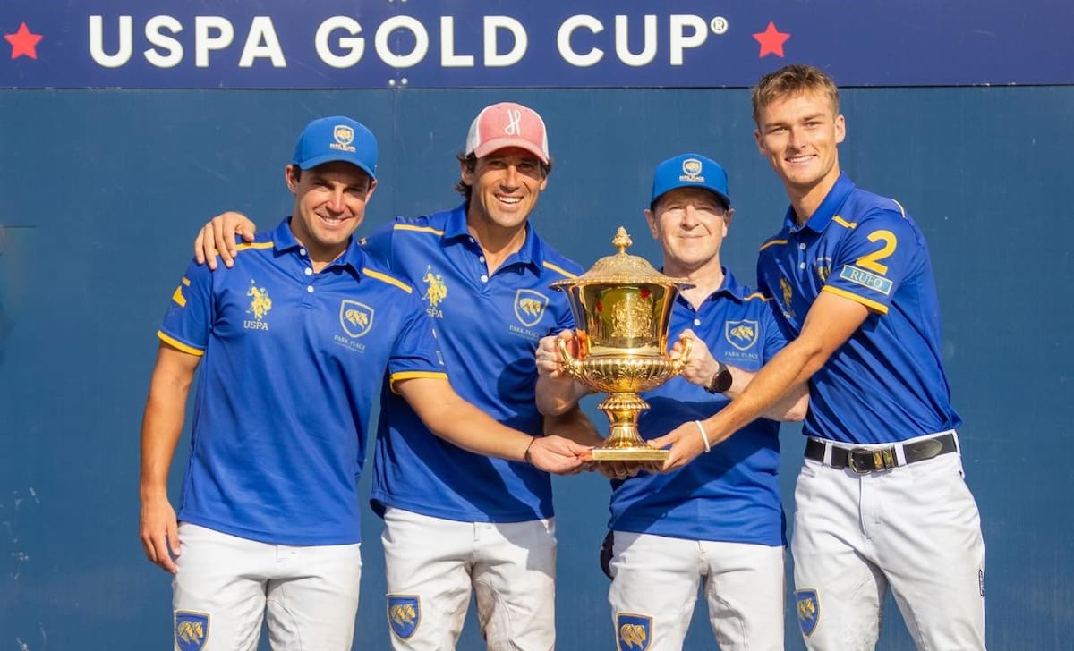 Hilario Ulloa celebró otro título en el polo de Estados Unidos, en chukker suplementario, y con un socio de lujo: Peke González