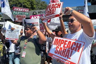 Parlamentarios de Filipinas votan para someter a juicio político a la vicepresidenta Sara Duterte