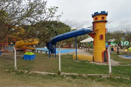 El parque acuático "El Dorado" en las Termas de Río Hondo, provincia de Santiago del Estero