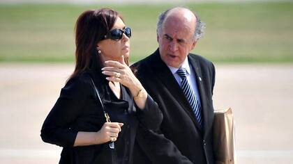 La presidenta Cristina Kirchner y Oscar Parrilli