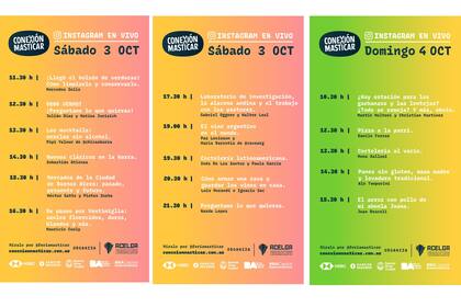 Parte de la actividad en Instagram