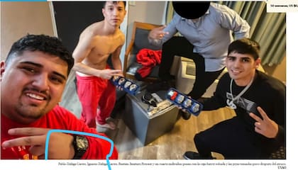 Parte de la banda internacional que cayó por robar en la casa de Del Potro