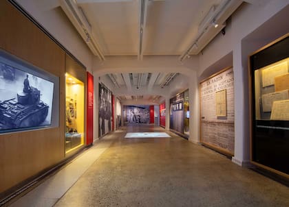 Parte de la muestra del Museo del Holocausto de Buenos Aires