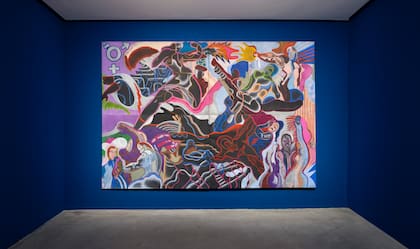 Parte de la muestra individual "Un día en la vida", realizada en el Museo de Arte Moderno de Buenos Aires