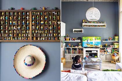 Parte de la vasta colección de Los Simpson encontró su lugar en un cajón tipográfico