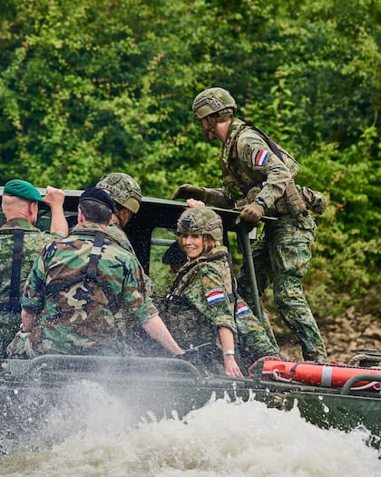 Parte de las actividades se realizaron por agua (Foto: Instagram @koninklijkhuis)