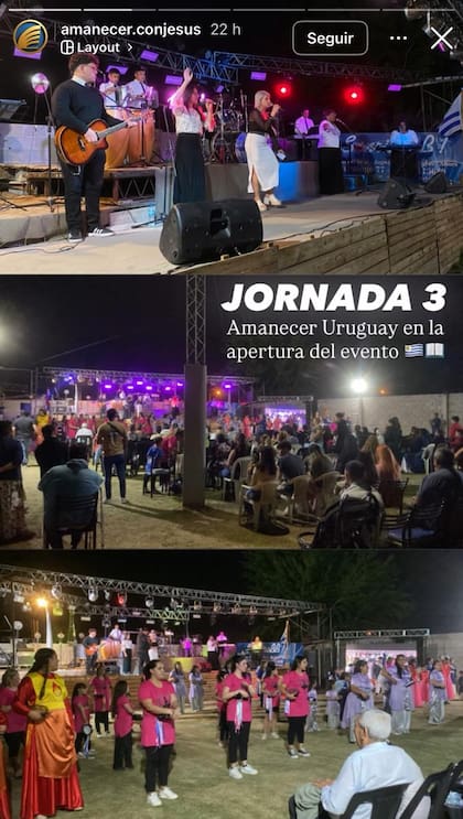 Parte de las celebraciones que se llevaron adelante entre el viernes y el sábado