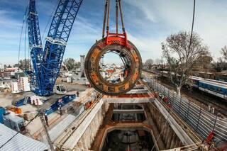 Quieren rescindir los contratos por las obras del soterramiento del Sarmiento