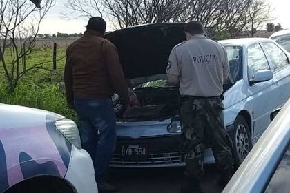 La productora llamó a la patrulla rural, que fue al lugar