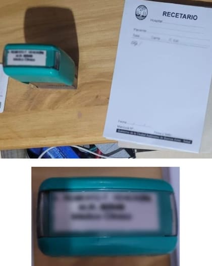 Parte de los elementos secuestrados