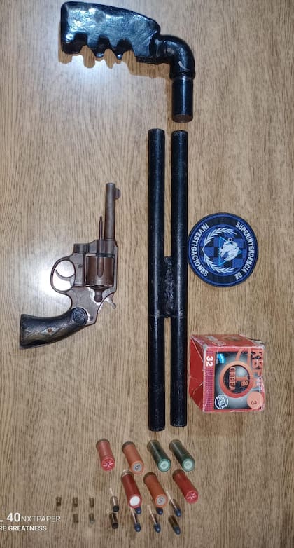 Parte de los elementos secuestrados en los allanamientos