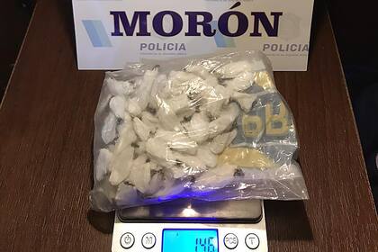 Parte de los estupefacientes secuestrados