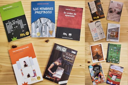 Parte de los títulos de la colección "Tiempo de lectura"