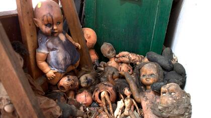 Parte de una instalación del artista sampedrino