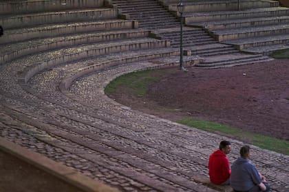 Parte del anfiteatro del Parque Lezama