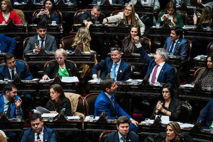 Parte del bloque libertario en el Diputados