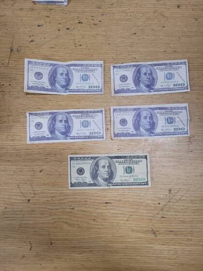 Parte del botín recuperado