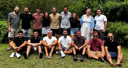 Parte del equipo de la startup