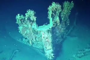 Parte del galeón español San José, que se hundió frente a la costa caribeña de Colombia en 1708 — Foto: Gobierno de Colombia