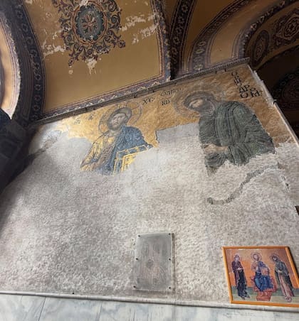 Parte del interior del templo que fotografió Suárez en su paseo junto a Mauro