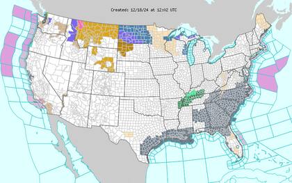 Partes de Texas y Florida amanecieron con una densa neblina que complicó la circulación