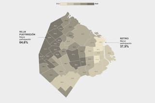 Un fenómeno viral que golpeó especialmente en las zonas donde ganó Santoro