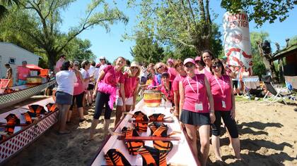 Participantes de Abreast in a Boat, en el Tigre