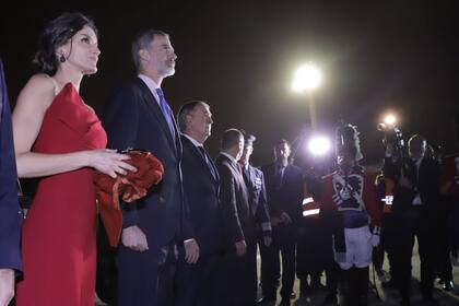 Los reyes de España al llegar a Córdoba