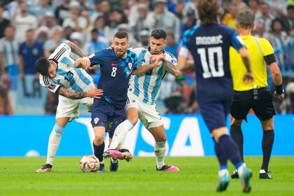 Partido entre Argentina y Croacia por semifinales de la Copa del Mundo