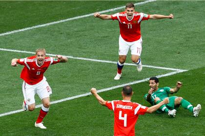 Rusia tuvo un debut soñado, al menos en el resultado