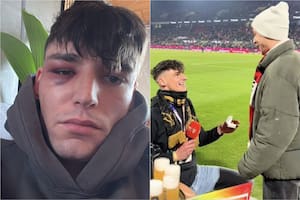 Agredieron al árbitro que le propuso matrimonio a su novio en la previa de un partido de la Bundesliga