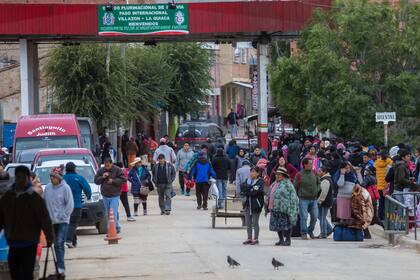 Paso fronterizo entre Argentina y Bolivia