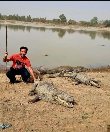 Pasquali en Burkina faso, donde una tribu local tiene un "pacto" con los cocodrilos no domesticados, donde ninguna de las dos poblaciones se atacan mutuamente.
