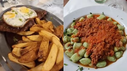 Pastas y carnes suculentas son parte del menú fijo