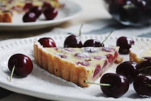 Pastel de cerezas