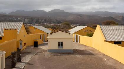 Patio interno del campo de concentración