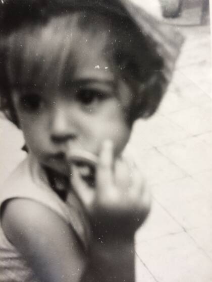 Pato Reichler en su primera infancia.