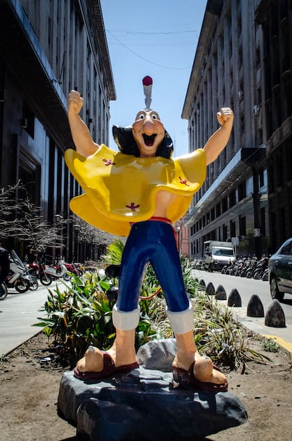 Patoruzú en el paseo de la historieta, en Buenos Aires