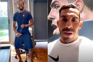 La broma de Evra con Carlitos Tevez que hizo estallar de risa a sus seguidores