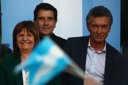 Patricia Bullrich, Carlos Melconian y Mauricio Macri