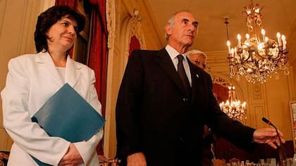 Patricia Bullrich con De la Rua.